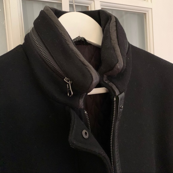 MACKAGE Wool & Leather Winter Coat/Jacket -  Small - Picture 5 of 16